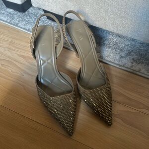 ZARA RHINESTONE HEELS